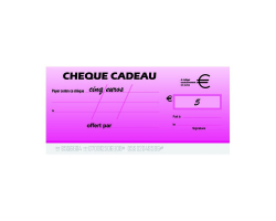 Chèque cadeau de 5 euros