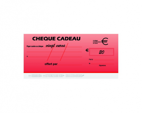 Carte cadeau à partir de 20 euros - CCHF