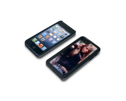 Coque de protection noire pour Iphone 5 personnalisée avec une photo