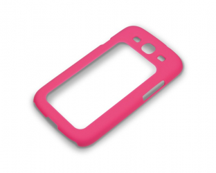Coque de protection rose pour Galaxy S3 / i9300 personnalisée avec une photo