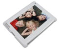 Coque de protection blanche pour iPad 2, 3 et 4 personnalisée avec une photo