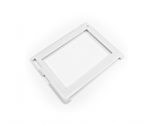 Coque de protection blanche pour iPad 2, 3 et 4 personnalisée avec une photo