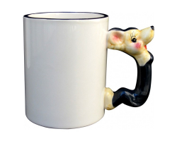 Mug avec poignée en forme de souris à personnaliser avec une photo