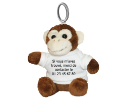 Porte-clés Singe à personnaliser avec une photo