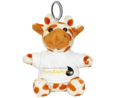Porte-clés Girafe à personnaliser avec une photo