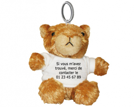 Porte-clés Marmotte à personnaliser avec une photo
