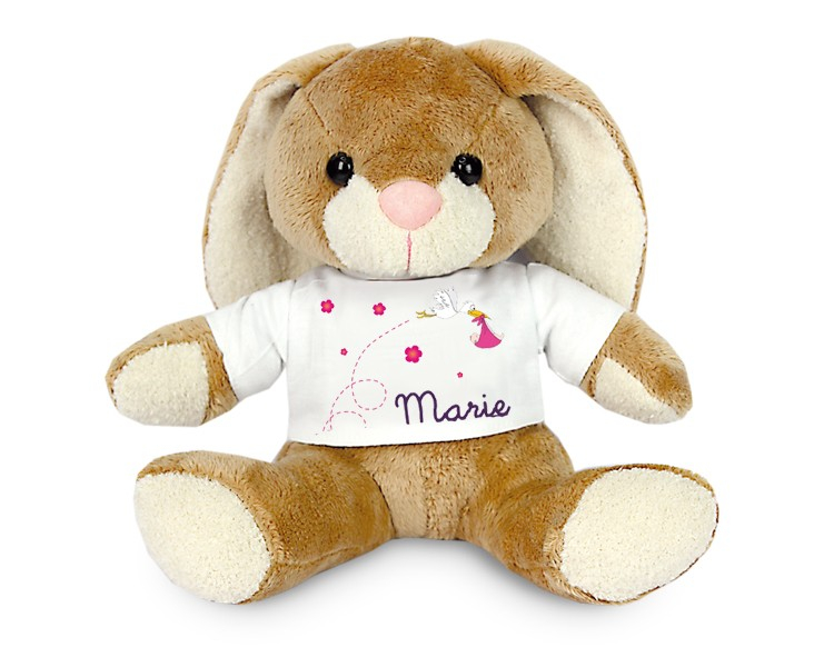 Peluche personnalisée lapin