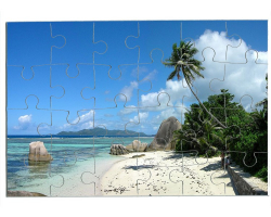 Puzzle 24 pièces à personnaliser avec une photo - Format paysage