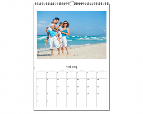 Calendrier photos A3 - Papier brillant 270g