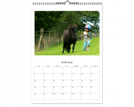 Calendrier photos A3 - Papier satiné 270g