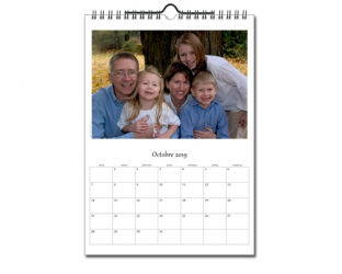 Calendrier photos A4 - Papier brillant 280g