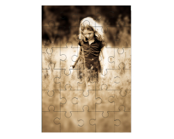 Puzzle en bois 30 pièces à personnaliser avec une photo